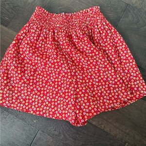 Zara kid’s Floral Red and White Skort